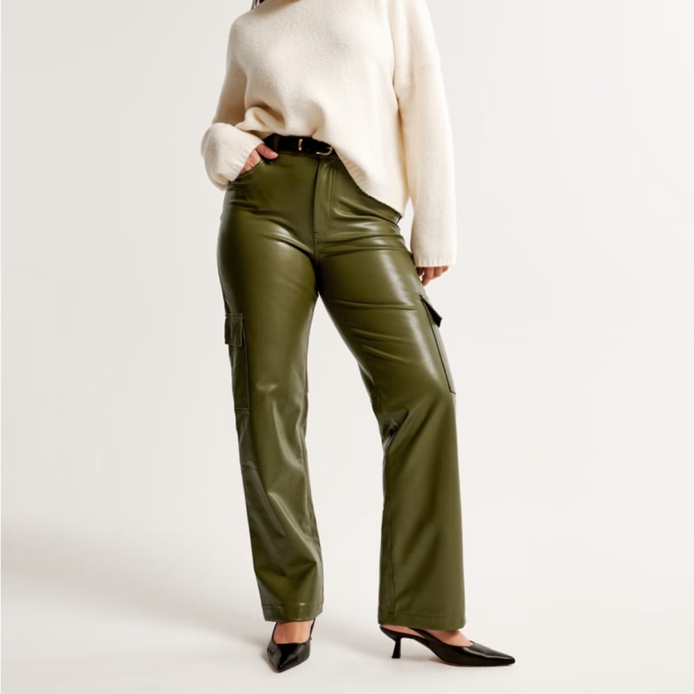 Vegan leather pants